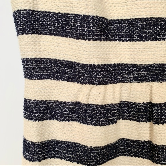 NWT Crown & Ivy Striped A-Line Dress Navy & Cream - Picture 6 of 13